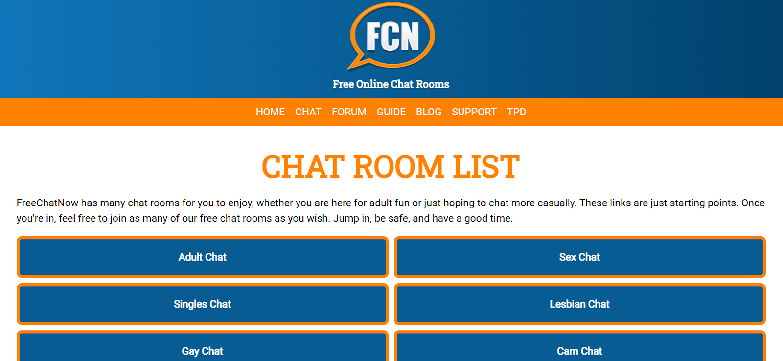 FCN - free online chat rooms