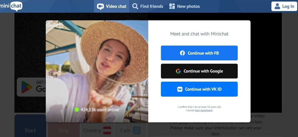 minichat interface
