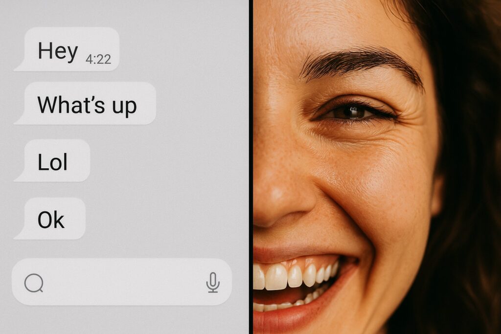 text vs video chat