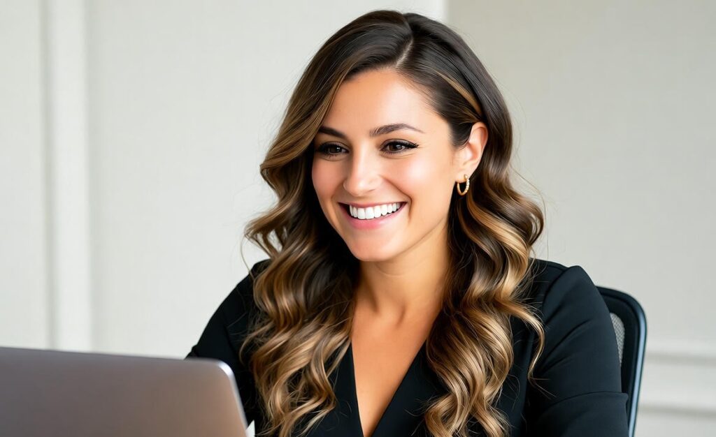 video chat with woman