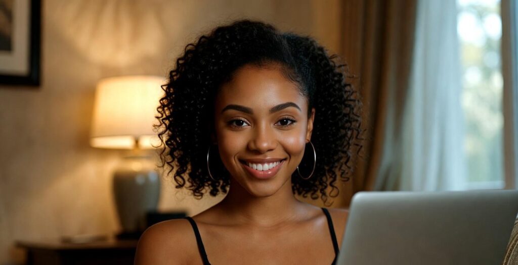 African webcam model