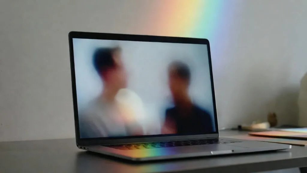abstract video chat