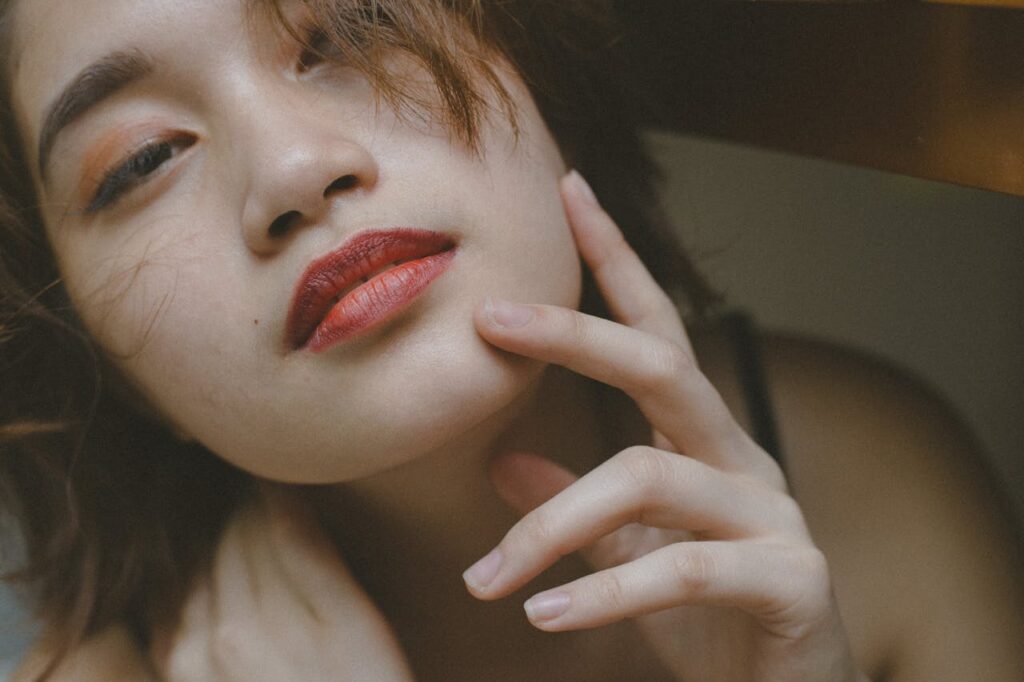 Chinese woman photoshoot